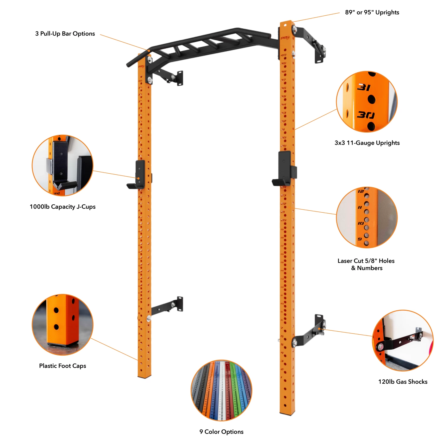 BYO Package: Profile® PRO Squat Rack With Pull-Up Bar 4 BYO Package: Profile® PRO Squat Rack With Pull-Up Bar - Image 2
