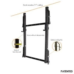 Profile® PRO Folding Squat Rack V1 -Prx Performance Shop profile racks profile pro folding squat rack v1 12