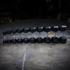 PRx Rubber Hex Dumbbells -Prx Performance Shop strength equipment prx rubber hex dumbbells 10
