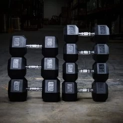 PRx Rubber Hex Dumbbells -Prx Performance Shop strength equipment prx rubber hex dumbbells 4
