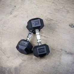 PRx Rubber Hex Dumbbells -Prx Performance Shop strength equipment prx rubber hex dumbbells 5