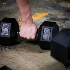 PRx Rubber Hex Dumbbells -Prx Performance Shop strength equipment prx rubber hex dumbbells 8
