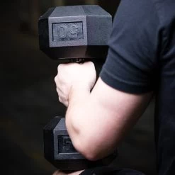 PRx Rubber Hex Dumbbells -Prx Performance Shop strength equipment prx rubber hex dumbbells 9